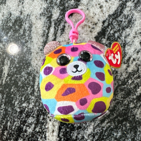 Lot TY Squishy Beanies BackPack Clip KIKI,PINKY, GISELLE, ROXIE, SLUSH, HEATHER - Picture 5 of 7